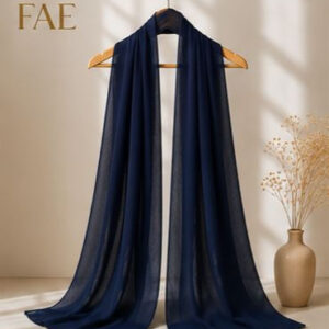 Navy Premium Chiffon Hijab USA