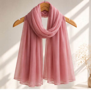 Dusty Rose premium chiffon hijab USA